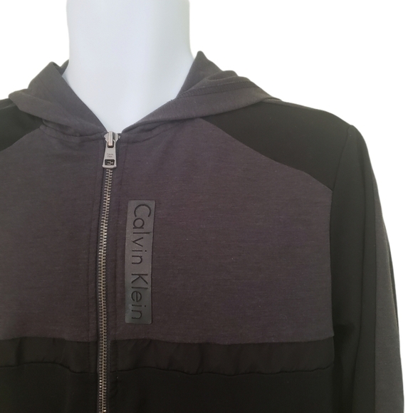 𝅺Calvin Klein Preppy Casual Gym Lightweight Layer Full Zip Sweater - Men's - Picture 2 of 6